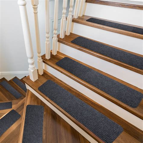 Stair Treads Non-Slip Soft Carpet Strips for Indoors Safety Anti Slip ...