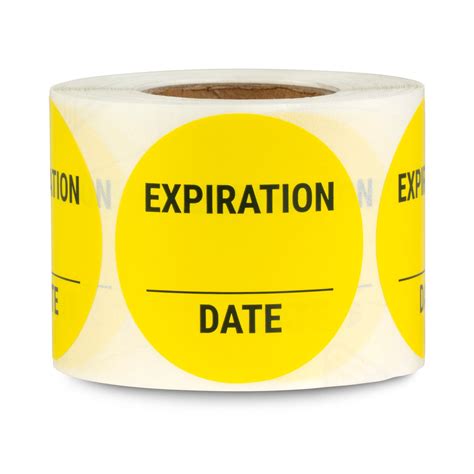 1.5 inch | Food Storage: Expiration Date Stickers with Write-in Area – OfficeSmartLabels