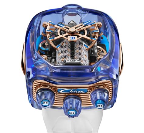 Jacob & Co. Unveils Unique Bugatti Chiron Tourbillon Blue Sapphire ...