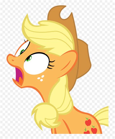 Applejack Vector 13 Shocked - Applejack Shock Full Size Shocked ...