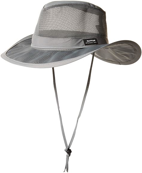 Panama Jack Mesh Crown Safari Sun Hat, 3" Brim, Adjustable Chin Cord ...