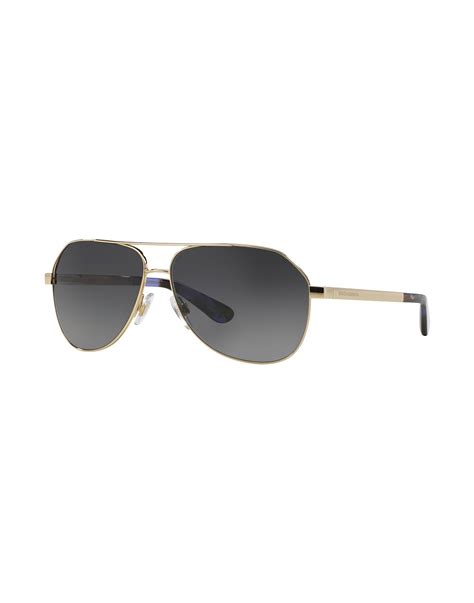 Dolce & Gabbana Sunglasses in Gold | Lyst