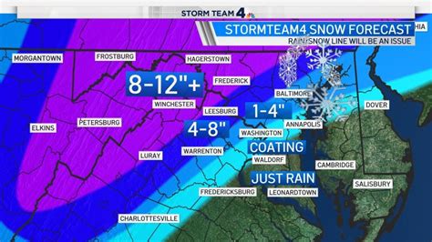 Video Forecast: Winter Storm to Bring Snow, Rain to DC Area – NBC4 ...