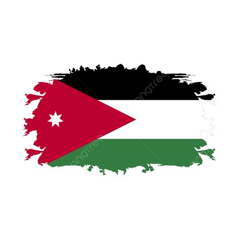 Jordan Flag Transparent Background Design Hd Images, Jordan Flag Brush ...