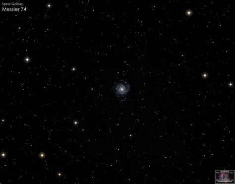 Messier 74 - Face-On Spiral Galaxy in the Constellation Pisces : r ...