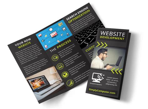 Web Development Brochure Template | MyCreativeShop