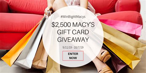 Macy's Gift Card Giveaway!