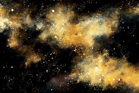 Black and gold space background 20375884 Vector Art at Vecteezy