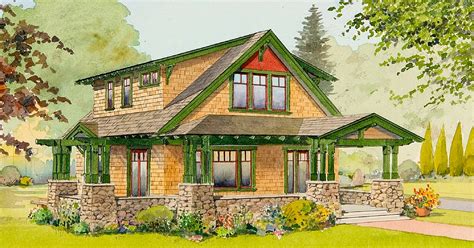 Small Bungalow Cottage House Plan With Porches And Photos - Vrogue