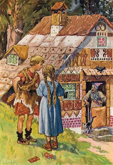 Hansel and Gretel – Pictures from the Story | Hansel and gretel house, Fairytale illustration ...