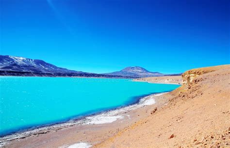 Laguna Verde in Chile stock photo. Image of altitude - 78816376