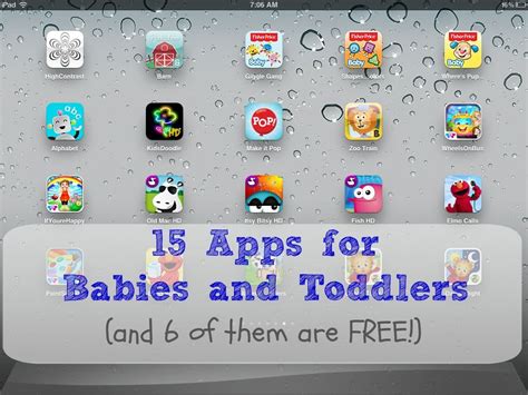 Our recommendation for 15 apps for babies and toddlers, age 0 to 24 ...