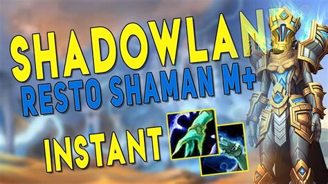 Shadowlands RESTO SHAMAN Mythic Plus Dungeon Gameplay - Resto Nerfs ...