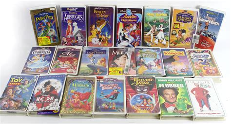 Lot Detail - 1990s Walt Disney VHS Films Including Mulan, The Lion King ...