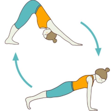 Downward Dog Plank Flow by 𝔻𝕖𝕤𝕖𝕣𝕥 𝔽𝕠𝕩🦊 🌟 - Exercise How-to - Skimble