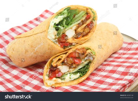 Chicken Fajita Wrap Stock Photo 46383148 : Shutterstock