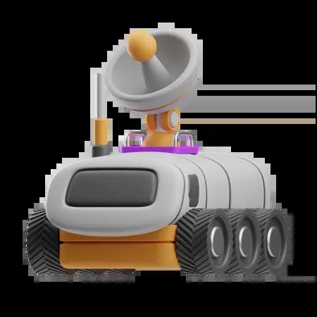 Moon rover 3D Icon download in PNG, OBJ or Blend format