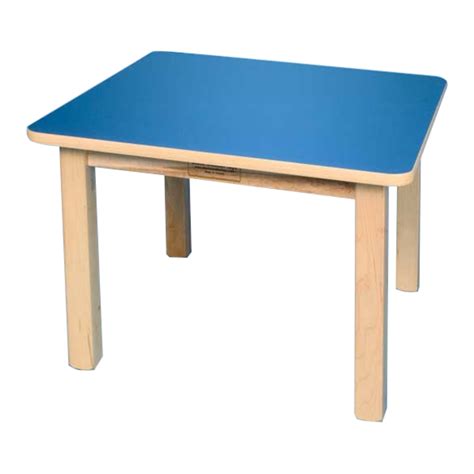 All Wood Kids Activity Tables with Coloured Top | Carr McLean