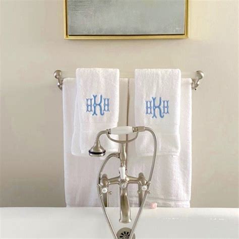 Bath Towel With Monogram - Etsy