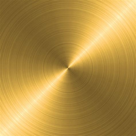 Circular brushed gold metal texture 09912