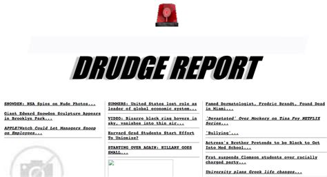 More than two decades old, The Drudge Report hits a new traffic high ...