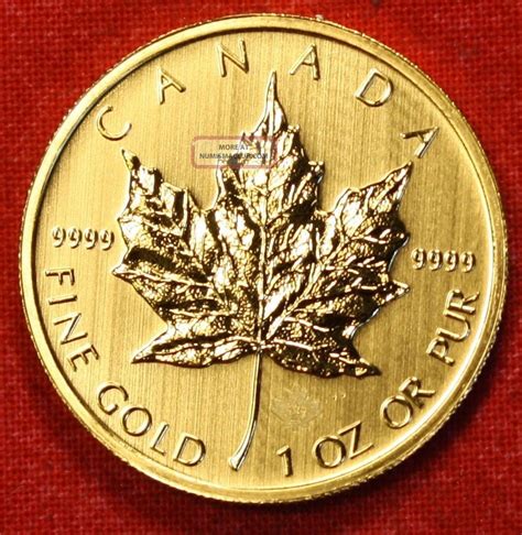 Canadian Gold Maple Leaf 2013 1 Oz. 999% Bu Great Collector Coin Gift