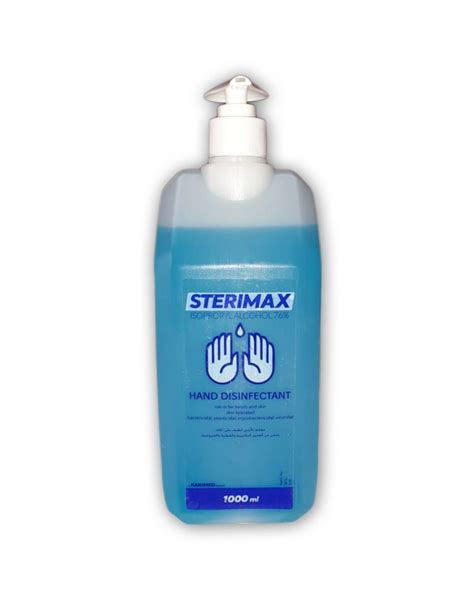 Sterimax Hand disinfectant / استريليم استيريماكس معقم لليدين لتر | Lab ...