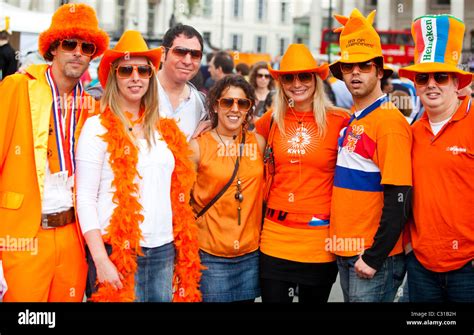 Holland House- Group of Dutch people celebrating The Dutch Queen's ...