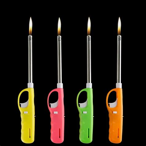 LIRUIKA BBQ Kitchen Ignition Lighter Electric Gas Lighter Fire Starter Stainless Steel Safety ...