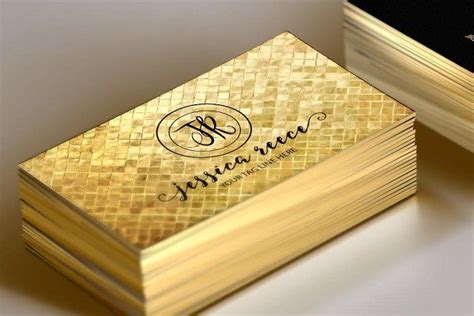 Gold Foil Business Card Template | Gold foil business cards, Foil business cards, Event planner ...