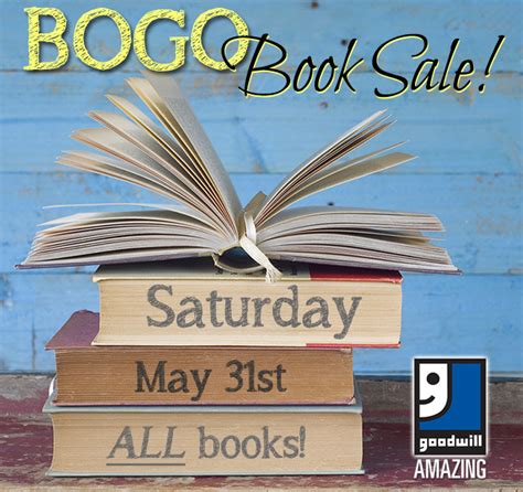 Events and Promotions at Goodwill Donation and Store Centers | BOGO book sale