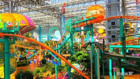 Tour of the Largest Indoor Theme Park in America - Mall of America - Nickelodeon Universe - YouTube