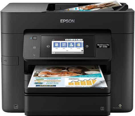 Epson Work Force Pro WF- 4740 Wireless All-in-One Color Inkjet Printer, Copier, Scanner with ...