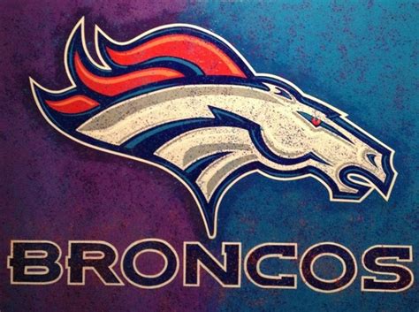 Broncos Team Logo Giclee Print By Bill Lopa | absolutearts.com