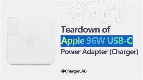 Teardown of Apple 96W USB-C Power Adapter (Charger) - Chargerlab