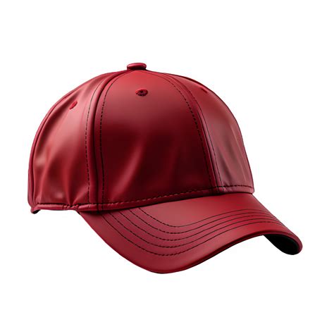 red baseball cap isolated on transparent background ,cap cut out mock ...