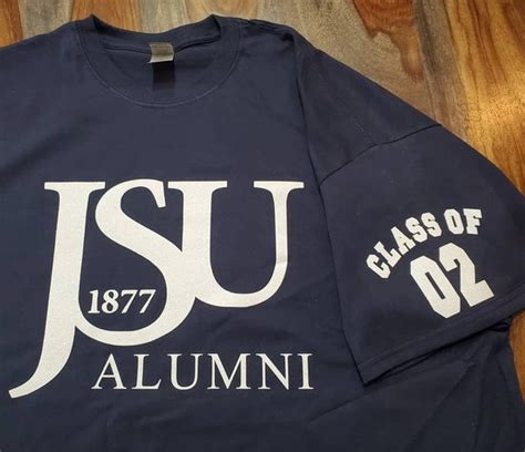 Jackson State University Alumni shirt Glitter vinyl | Etsy