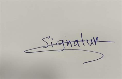 Create a professional White background signature for your documents or emails