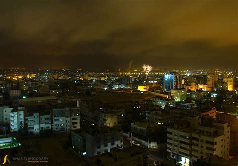 Gaza city by Anas Elkhoudary | 500px | Night city, City, Gaza