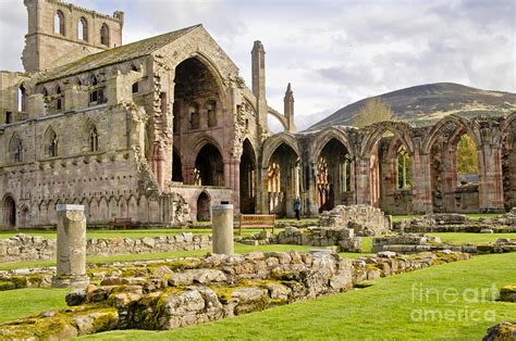 Ruins. Melrose Abbey. Photograph by Elena Perelman - Fine Art America