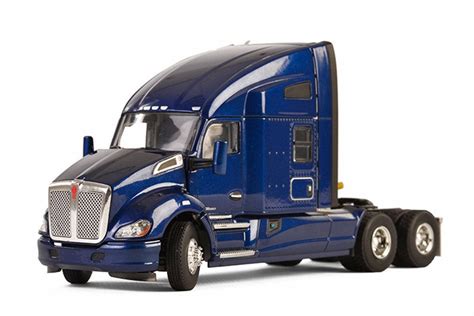 Kenworth T680 6X4 3 Axle Truck, Dark Blue - WSI Models 33-2027 - 1/50 Scale Diecast Model Toy ...