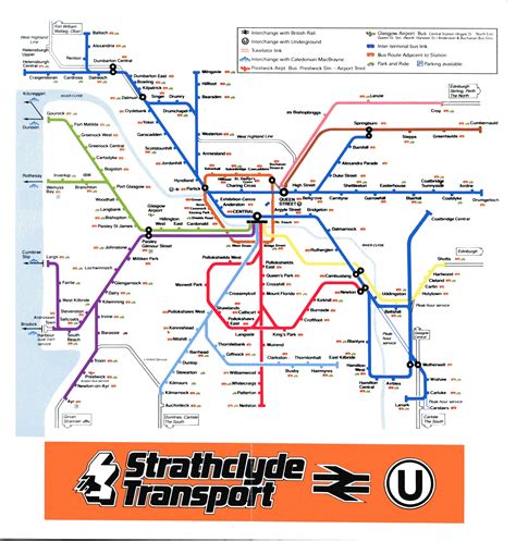 Scotland and Scotrail train / rail maps