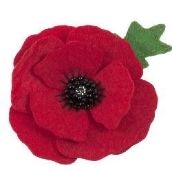 Poppy Brooch Kit - The Woollery