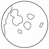 Moon Printable Coloring Pages sketch template