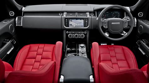 The Stunning Black Range Rover With Red Interior - Interior Ideas