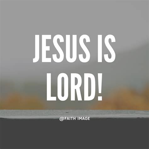 Jesus is Lord