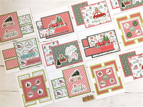 16 Cards Violet Studio Home for Christmas Card Kit - Jess Crafts