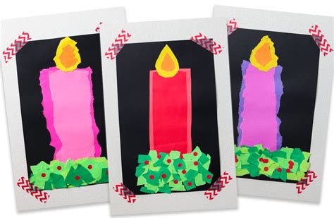 This Christmas candle craft is perfect for kids! It's simple, easy to ...