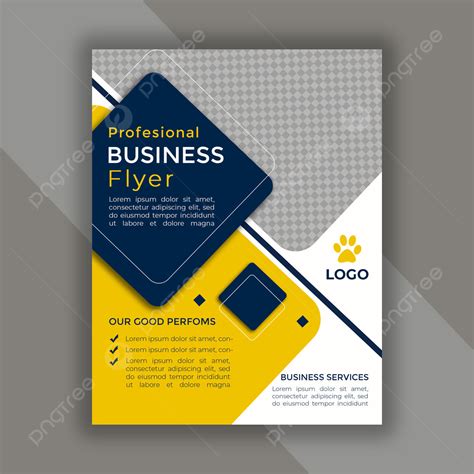 Profesional Business Flyer Design Template Download on Pngtree