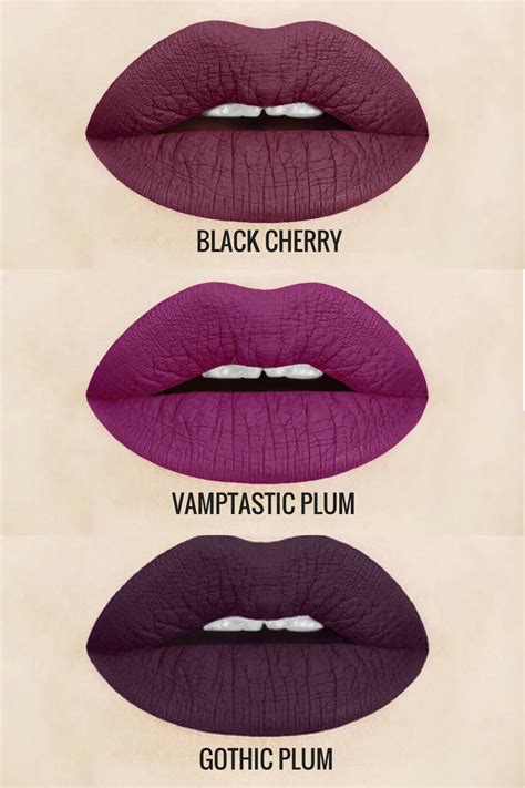 Dark Plum Liquid Matte Lipsticks Aromi liquid-to-matte lipsticks are crafted by hand, made with ...